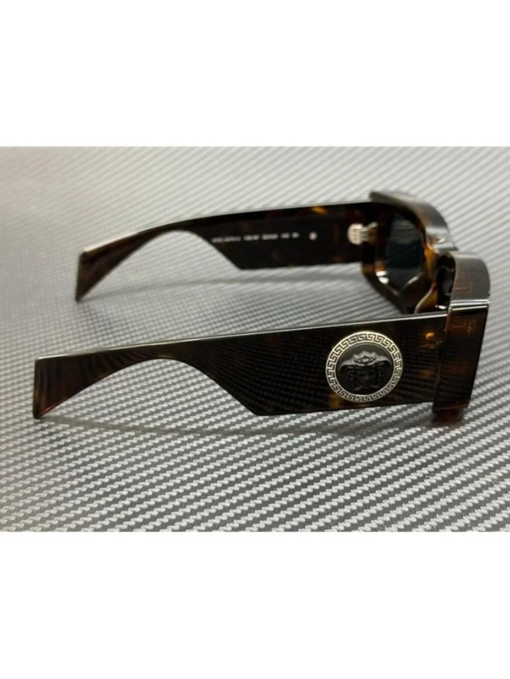 New Versace Men Brown Havana Sunglasses 52-20-140